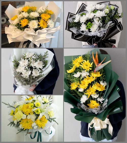 贵州黔南州平塘县者密镇和平村白事花束代送